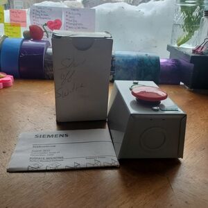 Siemens Emergency Stop Switch with Red Mushroom Button